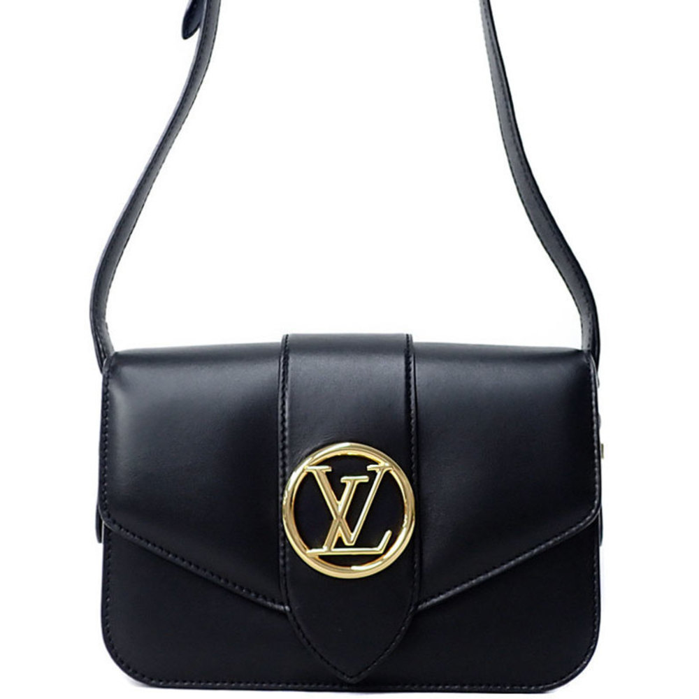 Louis Vuitton Neuf Shoulder Bag Noir Black Pink